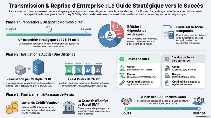 guide de la transmission d'entreprise