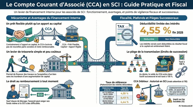 Compte courant associé SCI