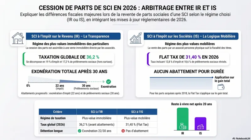 Cession parts SCI IS ou IR