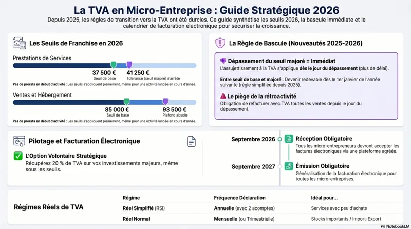 Micro entreprise et TVA