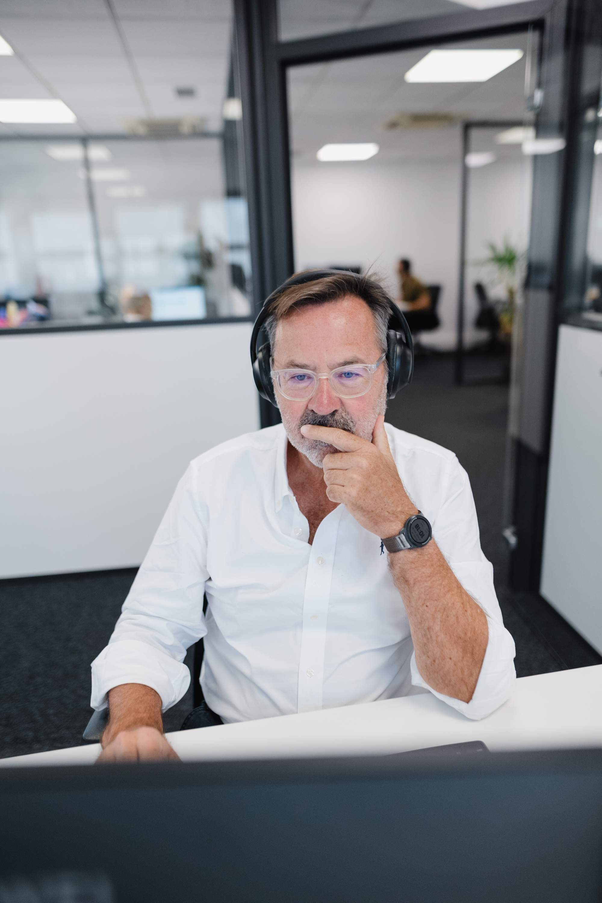 Jean-Luc Javelaud, expert-comptable et fondateur de Socic, dans les bureaux du cabinet
