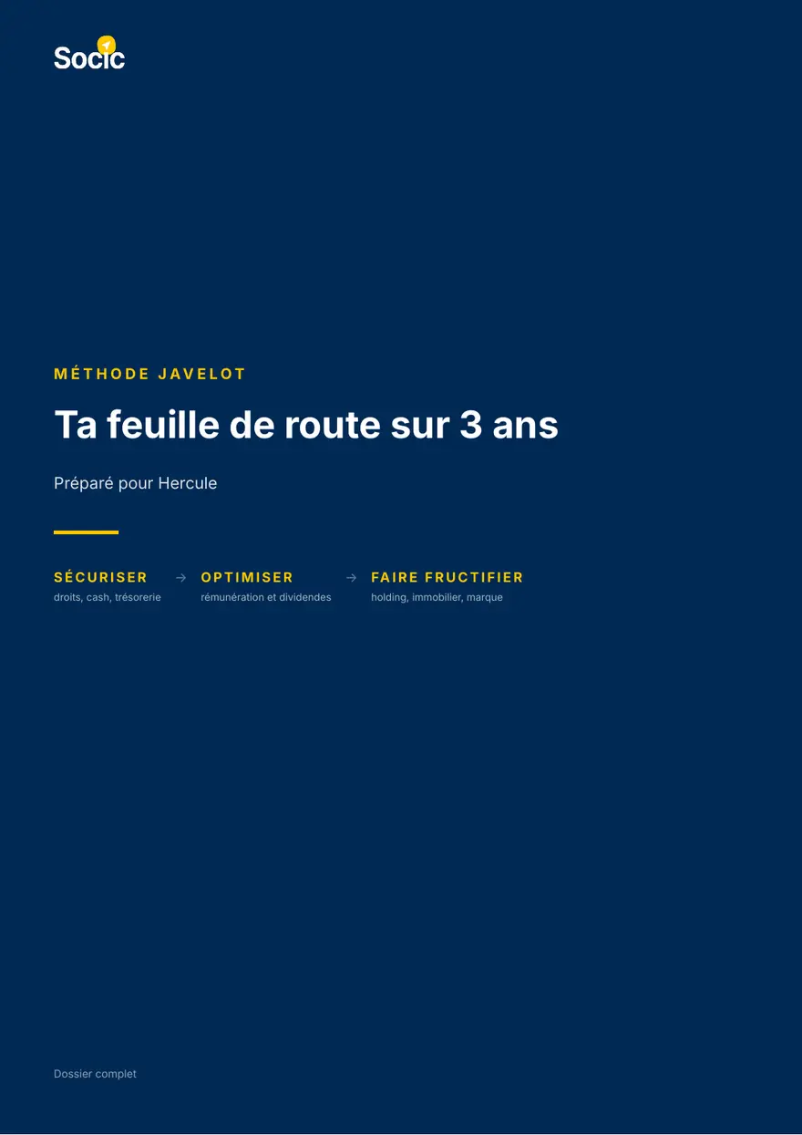 Feuille de route d’Hercule, page 1 sur 11